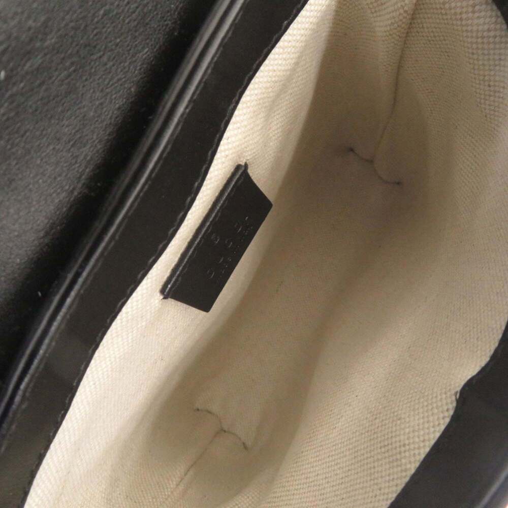 GUCCI Black Leather Pouch - Picture 5 of 9